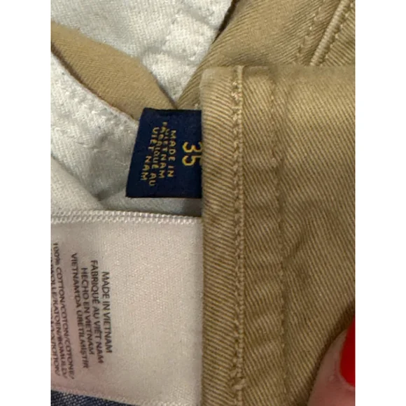 Polo Ralph Lauren Relaxed Fit Twill 10" Inseam Surplus Shorts Khaki Sz 35 - Picture 9 of 9
